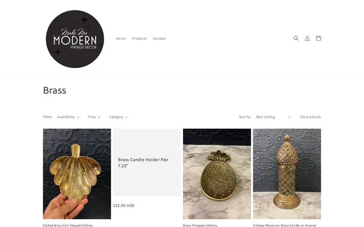/collections/brass — Make Me Modern Decor
