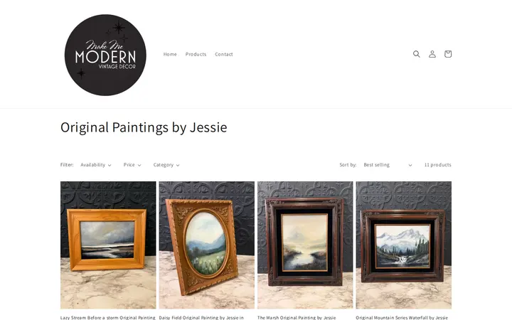/collections/original-paintings-by-jessie — Make Me Modern Decor