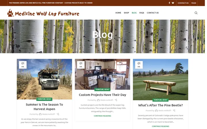 /blog-2 — Medicine Wolf Log Furniture