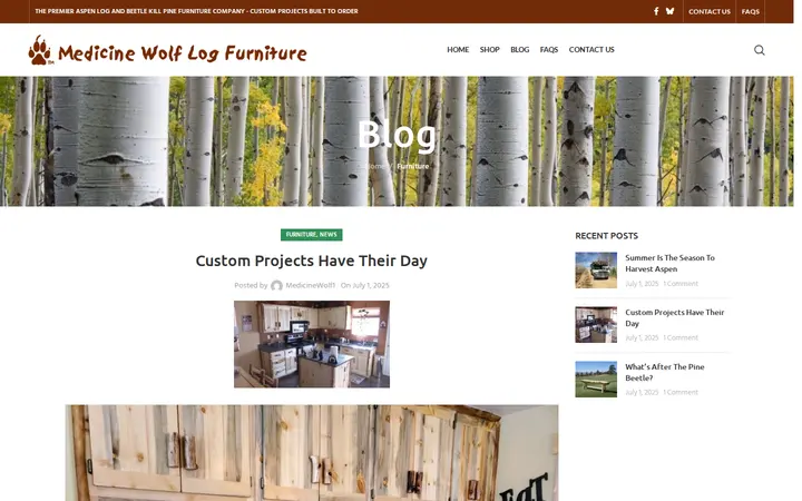 /custom-projects-have-their-day — Medicine Wolf Log Furniture