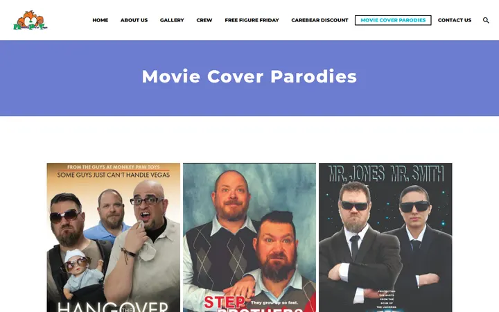 /movie-cover-parodies — Monkey Paw Toys