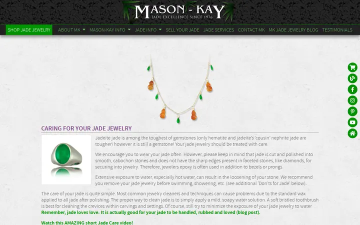 /caring-for-your-jade-jewelry — Mason-Kay Jade - By Appointment Only