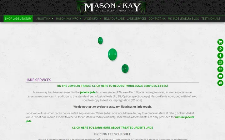 /jadeite-services-and-fees — Mason-Kay Jade - By Appointment Only
