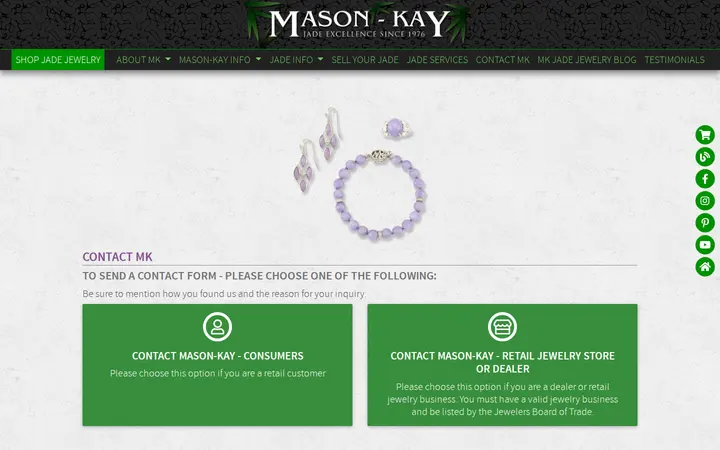 /contact — Mason-Kay Jade - By Appointment Only