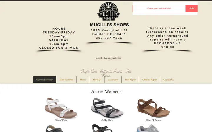 /aetrex — Mucilli's Shoes and Repair