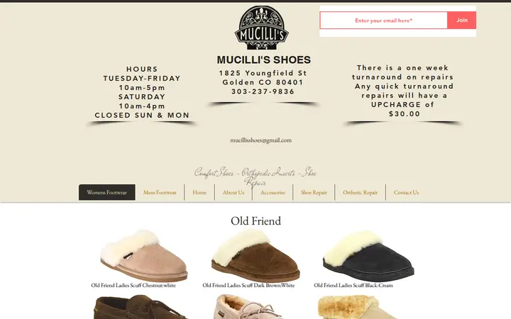 /old-friend — Mucilli's Shoes and Repair