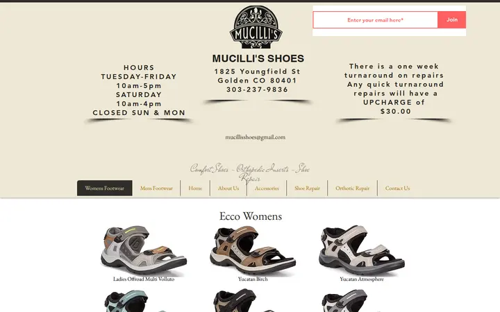 /ecco — Mucilli's Shoes and Repair