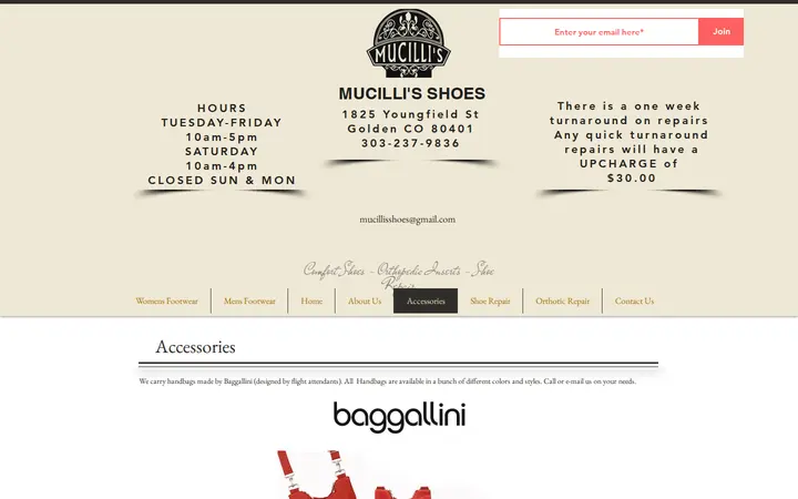 /accessories — Mucilli's Shoes and Repair