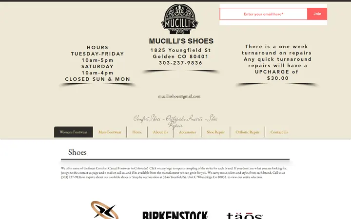 /shoes — Mucilli's Shoes and Repair