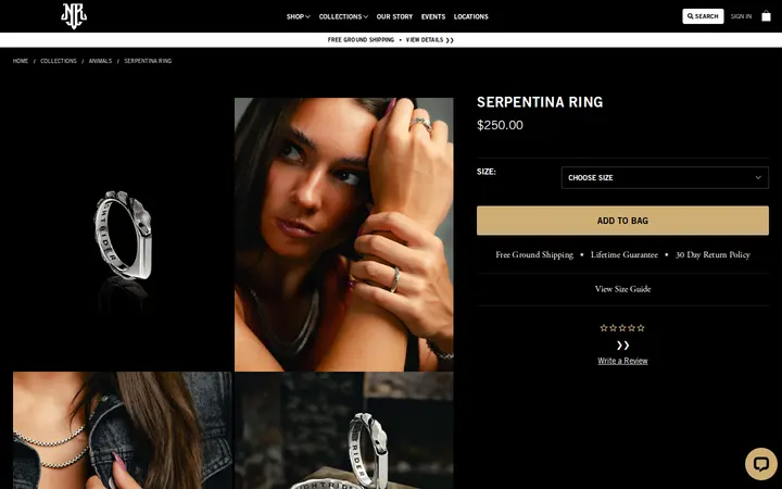 /shop/rings/serpentina-ring — NightRider Jewelry