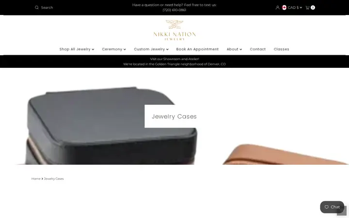 /collections/jewelry-cases — Nikki Nation Jewelry - Engagement / Wedding / Custom Jewelry