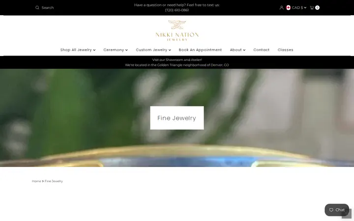 /collections/fine-jewelry — Nikki Nation Jewelry - Engagement / Wedding / Custom Jewelry