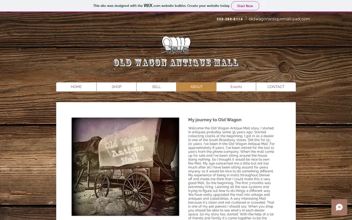 /antique/about — Old Wagon Antique Mall