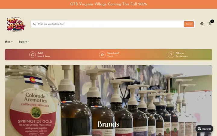 /pages/brands — Off the Bottle Refill Shop