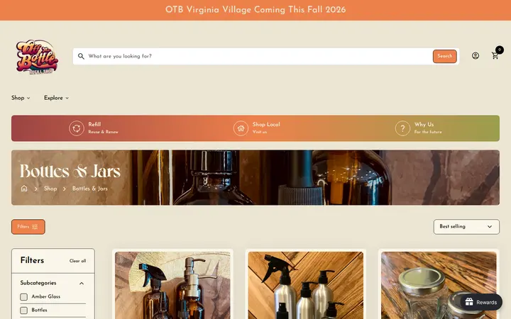 /collections/jars — Off the Bottle Refill Shop