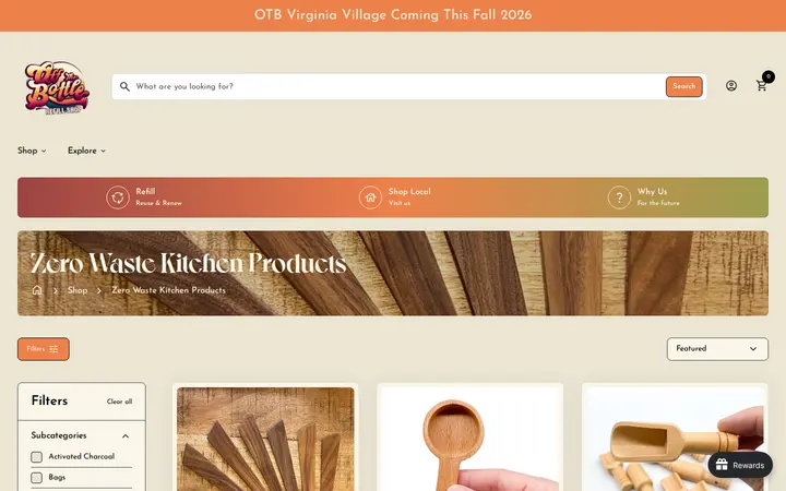 /collections/zero-waste-kitchen-products — Off the Bottle Refill Shop