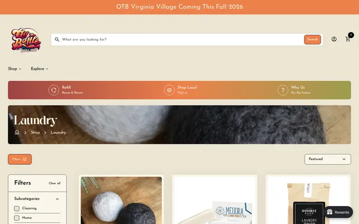 /collections/laundry — Off the Bottle Refill Shop