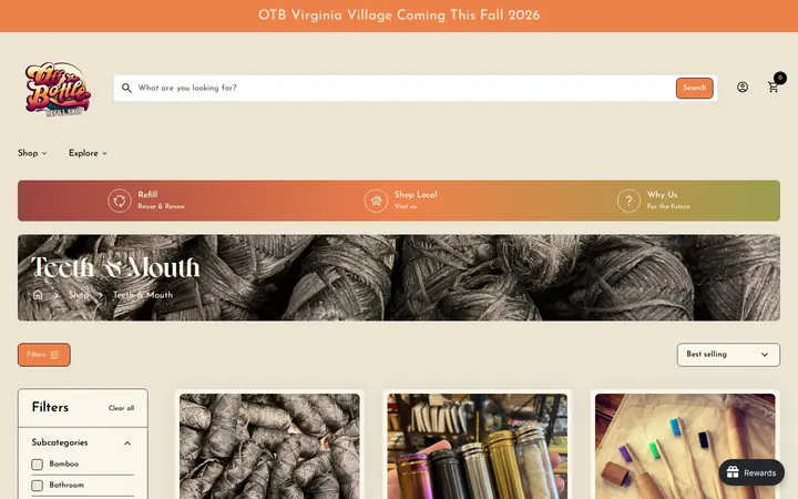 /collections/teeth — Off the Bottle Refill Shop