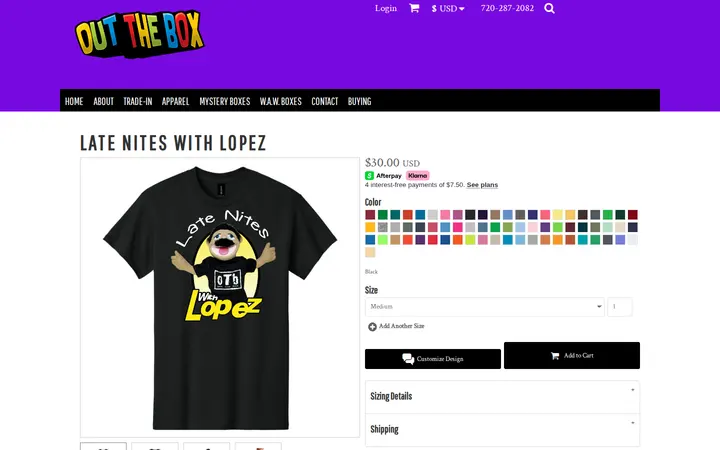 /shop/view_product/22782306/Late-Nites-With-Lopez — Out The Box