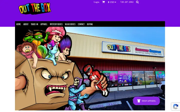 Website of Out The Box