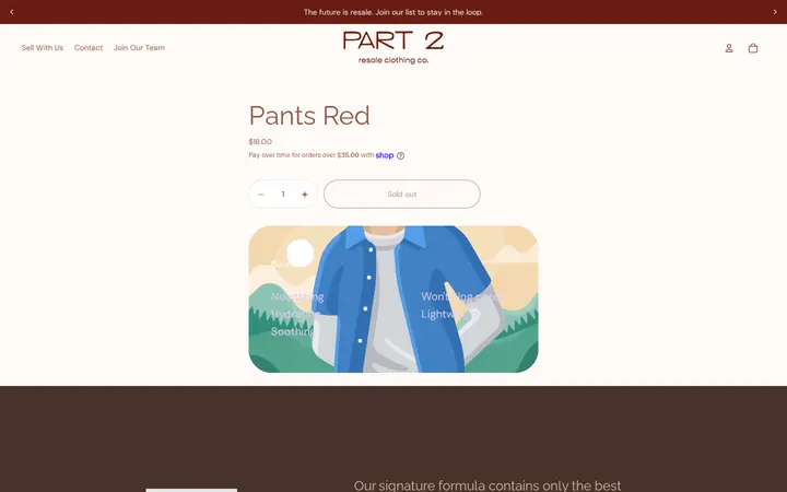 /products/54e339-pants-red — Part 2 Resale Clothing Co.