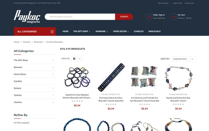 /jewelry-evil-eye-bracelets — Paykoc Imports - Wholesale and Retail Cash and Carry