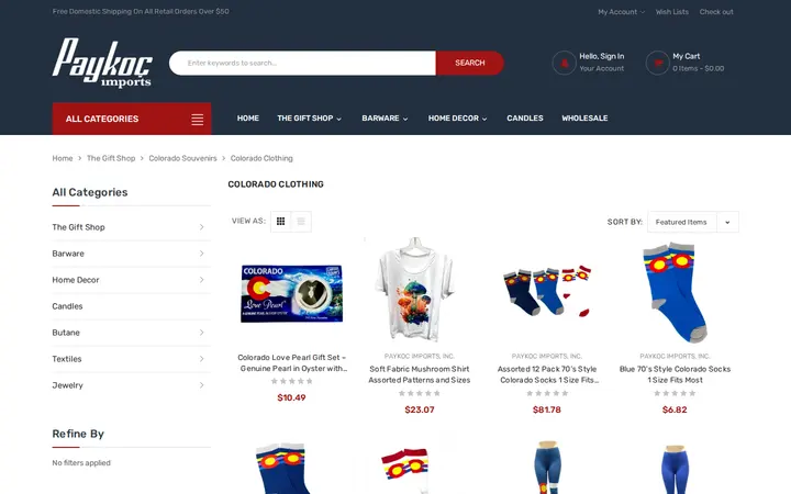 /colorado-clothing — Paykoc Imports - Wholesale and Retail Cash and Carry