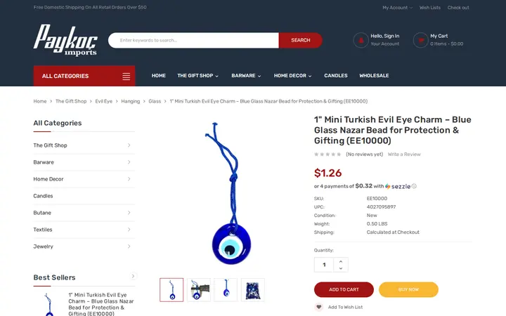 /1-mini-turkish-evil-eye-charm-blue-glass-nazar-bead-for-protection-gifting-ee10000 — Paykoc Imports - Wholesale and Retail Cash and Carry