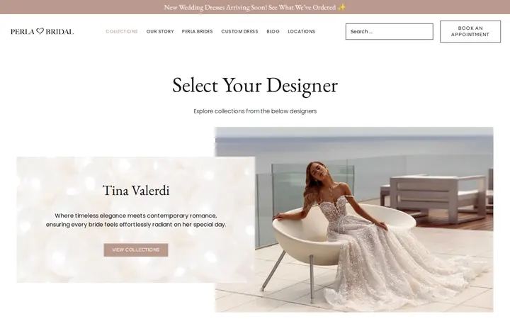 /collections — Perla Bridal