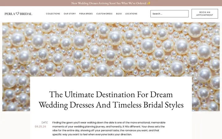 /dream-wedding-dresses-timeless-bridal-styles — Perla Bridal
