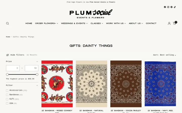 /collections/gifts-dainty-things — Plum Social Events & Flowers