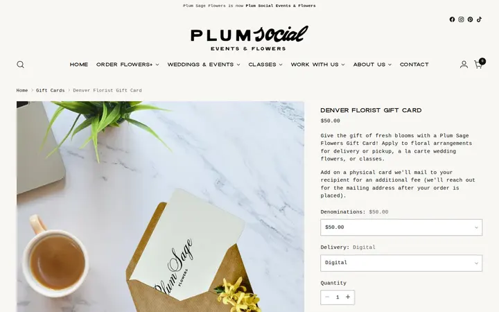 /collections/gift-cards/products/gift-card — Plum Social Events & Flowers