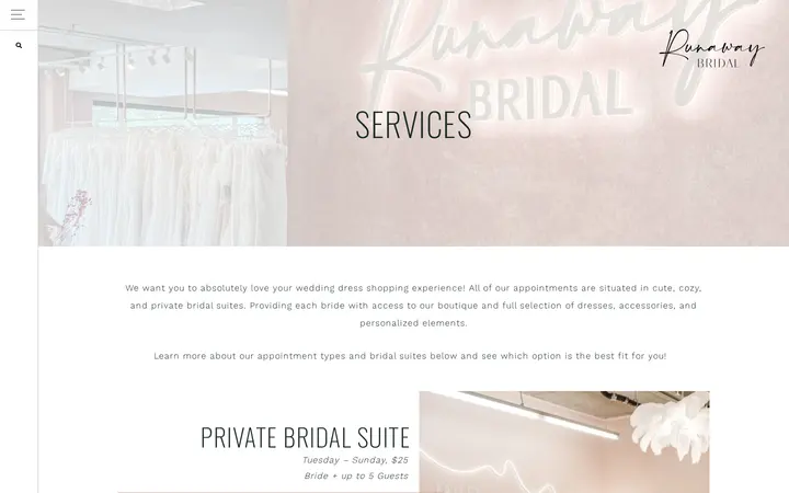 /services — Runaway Bridal | Denver Bridal Studio
