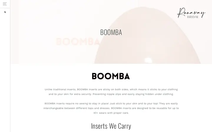 /accessories/boomba — Runaway Bridal | Denver Bridal Studio