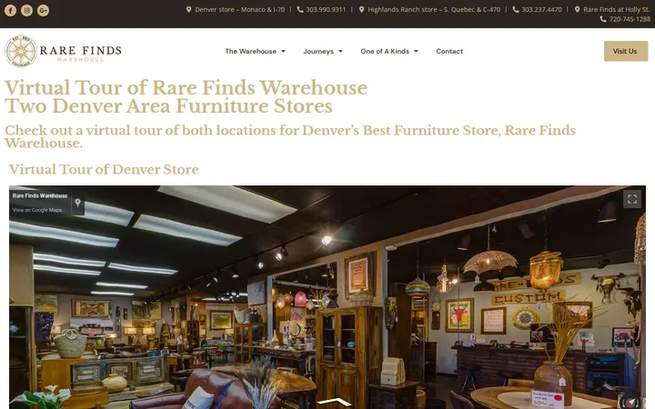 /virtual-tour — Rare Finds Warehouse