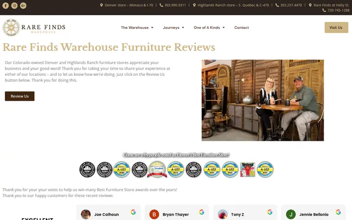/reviews — Rare Finds Warehouse