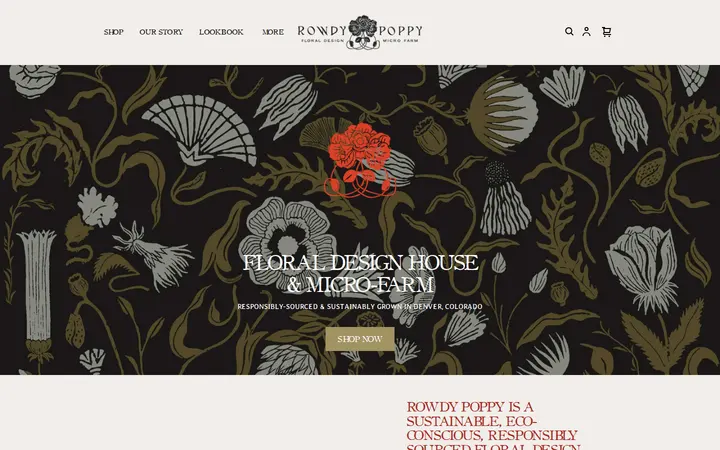Website of Rowdy Poppy