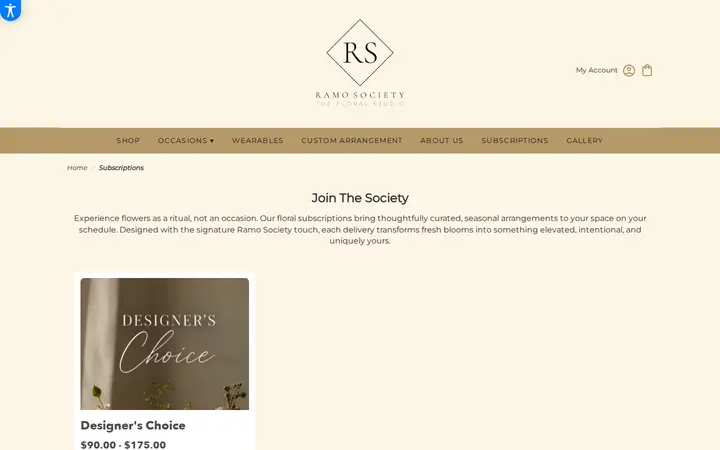 /flower-subscriptions — Ramo Society