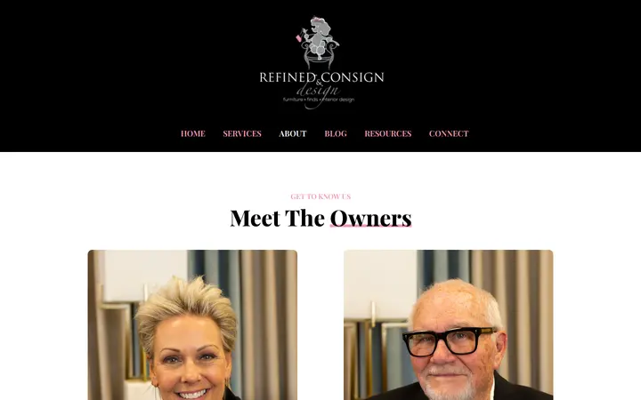 /about — Refined Consign & Design