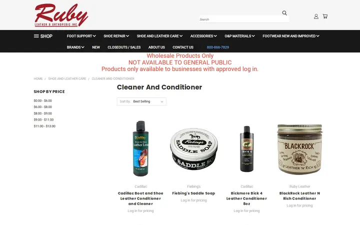 /shoe-care-accessories/cleaner — Ruby Leather