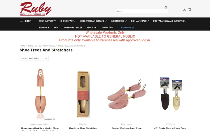 /shoe-accessories/shoe-trees-and-stretchers — Ruby Leather