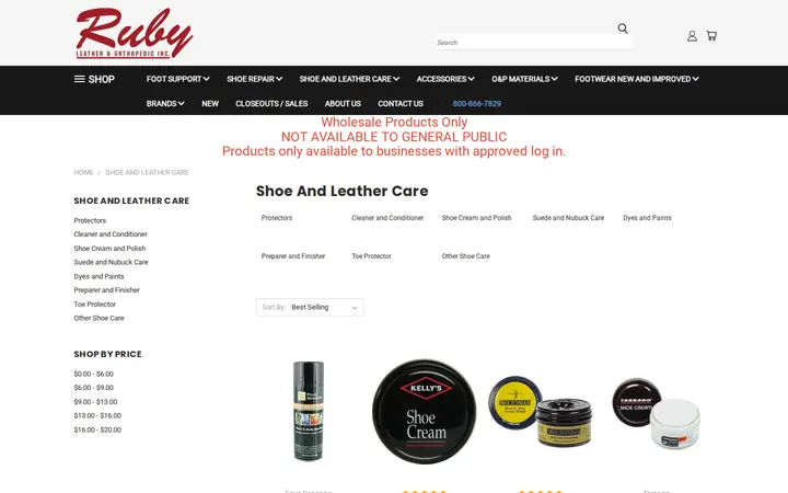 /shoe-care-accessories — Ruby Leather