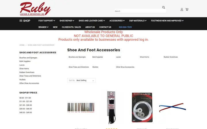 /shoe-accessories — Ruby Leather