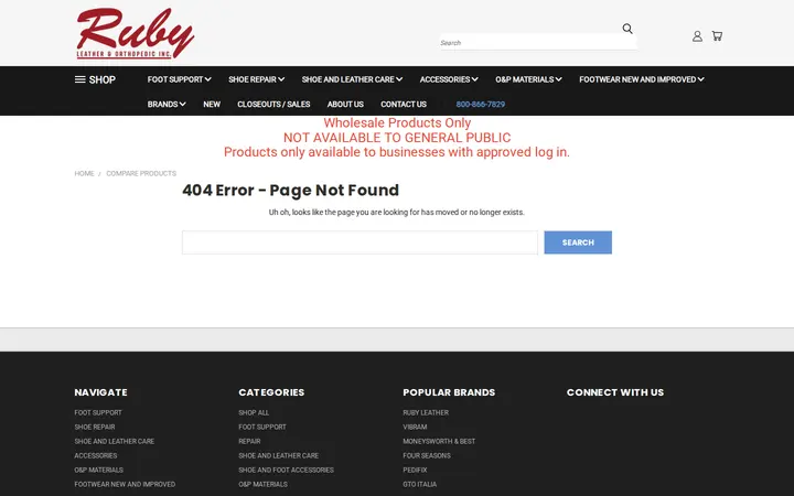 /compare — Ruby Leather