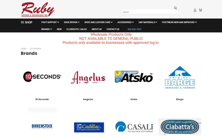 /brands — Ruby Leather