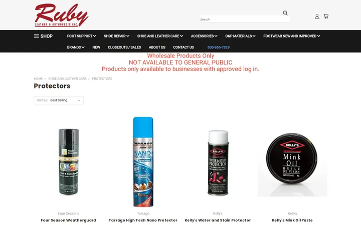 /shoe-care-accessories/waterproofer — Ruby Leather