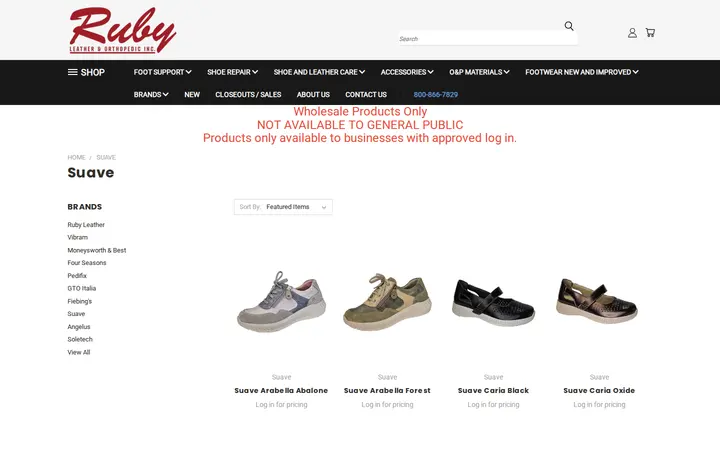 /brands/Suave.html — Ruby Leather