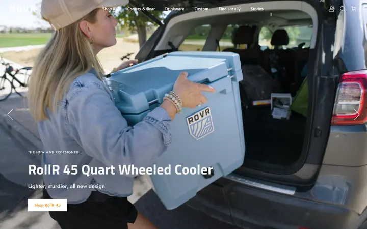 Website of ROVR Products