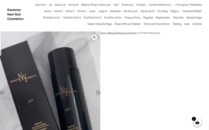 /product/24-7-matte-setting-spray — Rockstar New York Cosmetics