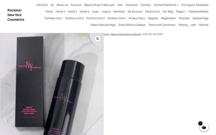 /product/dewy-setting-spray-2 — Rockstar New York Cosmetics